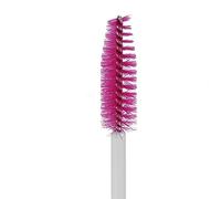 Pongnas 50Pcs Disposable Eyelash Brushes, Soft Mascara Wands with Plastic Handle, for Professional Makeup or Home Use (White pole rose red head HJ010)