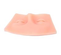 Pongnas 5D Eyebrow Practice Model, Solid Silicone Eyebrow Training Pad with Clear Texture for Beginners Makeup Techniques (Light Skin)
