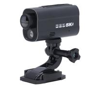 Pongnas 5K 30fps Action Camera for Helmet, with EIS, 4K 60/30fps, 170° Wide Angle, Real Time View, 1000mAh Battery, LED Lights, for Bike, Motorbike, Outdoor Adventure, Hiking, Camping,