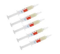 Pongnas 5pc Polishing Paste, Efficient Convenient No Pollution No, W0.5 to W40 Grit 320 to 10000, with Good Oil Solubility, for Jade Watches Jewelry Metal High (W0.5 (10000 eyepiece polished))