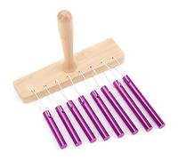 Pongnas 8- Chimes Single Row ’s Percussion Instruments with Hammer - Safe Educational Toy for Early Music Learning () (Purple)