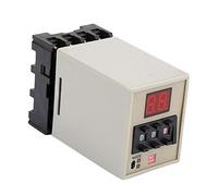 Pongnas AH3-DM Dual Mode Digital Delay Timer Relay with LED Display for 0.01S-99H Timing Control (AC220V)