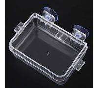 Pongnas Amphibians Reptiles -Escape Feeder Basin, Universal Food Bowl for Tortoise & Lizard with Transparent Design