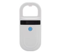 Pongnas Animal Chip Scanner - Dual-Frequency FDX-B & EMID Pet Microchip Reader with USB Interface for Veterinary Clinics, Animal Shelters, and Field Use - Compact Portable Design with 0-1 (White)