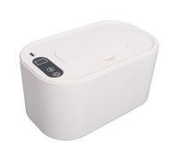 Pongnas Baby Wipe Warmer, Portable 2 in 1 Heating Top with Base for Home and Travel, Digital Display, Holds 80 Wipes, Auto Return Design, 40°C to 60°C Temperature Adjustment (White)