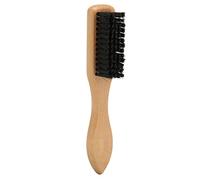 Pongnas Beard Grooming Brush, Nylon Wooden Brush for Men to Straighten and Soften Beard, with Ergonomic Handle for Comfortable Grip and Control