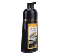 Pongnas Black Color Shampoo Non Greasy Deep Moisturizing Hair Coloring Shampoo for Grey Coverage 500ml