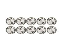 Pongnas Button Maker, Custom Button Pins Pin Maker with Safetyty Badge Emblem Medal Parts Supplies 100pcs Blank Round for Handicraft Gifts Souvenirs (100 Sets of 25MM Metal Badges)