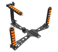 Pongnas Camera Shoulder Rig Stabilizer Kit DSLR Camcorder Support with Adjustable Handle Grip for Vloggers Live Streamers Filmmakers