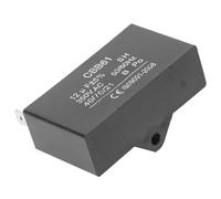 Pongnas CBB61 Capacitor, AC350V Plastic Gasoline Generator Starting Run Capacitor 12uF 350VAC with Mounting Hole, for Fan Motor and Air Conditioning Motor