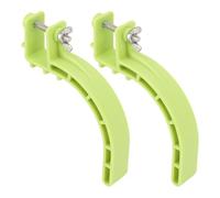 Pongnas Climb Stirrups - Tree Climbing Stirrups with Rope, Ergonomic Plastic Step Platform for Arborists, Hunters & Wildlife Observers, Lightweight 195g, 150kg Load Capacity, 11x14cm (Green)