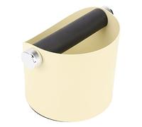 Pongnas Compact -Slip Coffee Knocking Slag Bucket with Bevel Mouth for Easy Grounds Recycling - Blue (Yellow)