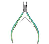 Pongnas Cuticle Nippers, Stainless Steel Dead Skin Scissors with Spring Buckle Design for Pedicure Manicure Tool, 55 X 106mm (Colorful)