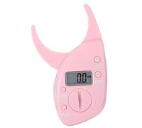 Pongnas Digital Body Fat Caliper Portable Skinfold Measurement Tester High Accuracy ABS Pink 0 50mm Range for Fitness Enthusiasts Personal Trainers
