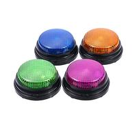 Pongnas Dog Buttons Talk, Dog Training Dog Buttons For Communication Dog Buttons 4 Color Voice Recording Button For Communication Pet Training Buzzer