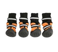 Pongnas Dog Shoes, Dog Boots Boots For Small Outdoor Shoes with Reflective Strips Adjustable Booties For Small Medium Large For Hiking Walking Running (XL)