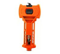 Pongnas Door Latch Mortise Tool Accurate Scoring Chiseling Tool with 90 Degree Positioning Block and Depth Limiter for Indoor Entry Door Locksets (Orange)