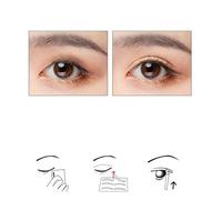 Pongnas Double Eyelid Sticker Skin-Friendly Comfortable Breathable Lifter Strips 600 Patches Applicable for General Public (Round S)