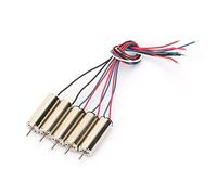 Pongnas Drone Motor, Coreless Motor Coreless 4 Axle Set Low Noise 5 Pcs 24000rpm Large Torsion for Aeromodels and Quadcopters