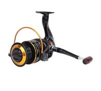 Pongnas Duty Aluminum Alloy Fishing Reel with Folding Handle - Ambidextrous Left/Right Hand Retrieve, Stainless Steel Gears & Brass Shaft - Lightweight Yet Rugged for Bass Trout and Insh