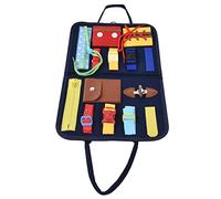 Pongnas Educational Sensory Board Activity Toy for Toddlers - Interactive Intelligence Development Felt Board with Storage (C)