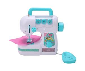 Pongnas Educational Sewing Machine Toy for Kids Electric Simulation Beginner's Sewing Tool Ideal Young