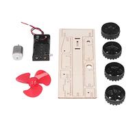 Pongnas Educational Wooden Electric DIY Wind Car Model Kit for Kids - Science Teaching Aid & Toy