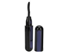 Pongnas Electric Eyelash Curler, USB Charging Fast Heating Curling Tool with Concave Convex Comb Teeth for Dynamic Curls (White) (Black)