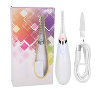 Pongnas Electric Eyelash Curler, USB Rechargeable Heated Eyelash Curling Tool with 2 Temperature Settings for Effortless Styling, Arc Design Brush Head for Better Fit