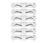 Pongnas Eyebrow Stencil Kit, 24 Shapes Reusable PEVA Eyebrow Template with Elastic Band, for Beginners and Professionals DIY Makeup (3)