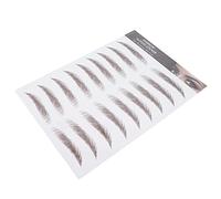 Pongnas Eyebrow Sticker Temporary Sticker Looking 1-7 Days Lasting Breathable Easy to Use with Multiple Styles for Women (BROWN-05)