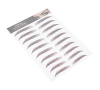 Pongnas Eyebrow Sticker Temporary Sticker Looking 1-7 Days Lasting Breathable Easy to Use with Multiple Styles for Women (BROWN-02)