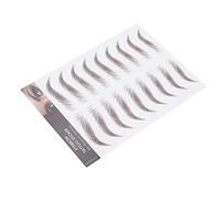 Pongnas Eyebrow Sticker Temporary Sticker Looking 1-7 Days Lasting Breathable Easy to Use with Multiple Styles for Women (BROWN-01)