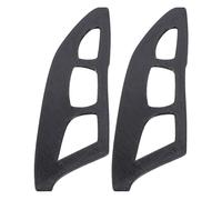 Pongnas Eyeshadow Stencil Eye Makeup Tool Eye Makeup Assistant Tool 2 Pcs Reusable PP Half Moon Shape for Delicate Eye Looks with Straight Rim for Travel Use