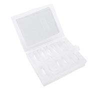 Pongnas False Nail Tips, 120Pcs Transparent Plastic Art Extensions with Scale for Polish Gel, Different Sizes for Most People (Nail membrane 3)