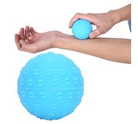 Pongnas Fascia Massage Ball, Silicone Material with Comfortable Hand Feel, Strong and Durable, for Body Shoulder Neck Back Legs Hands Feet Massage (Blue)