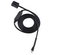 Pongnas Female Auxiliary Adapter Cable, Black Car Audio Cable for, with Fast Data Transfer, for E85 E86 Z4 and E83 X3 2004 2010