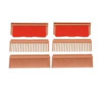 Pongnas Flat Iron Comb, Hair Straightener Comb Attachment High Temperature Wide Fine Tooth Flat Iron Clip On Comb