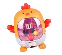 Pongnas Fun Basketball Finger Board Game for Kids - Parent- Interaction, Motor Skill Development, Safe Table Toy, for Parties and Family Time! (Orange)