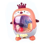 Pongnas Fun Basketball Finger Board Game for Kids - Parent- Interaction, Motor Skill Development, Safe Table Toy, for Parties and Family Time! (Red)