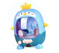 Pongnas Fun Basketball Finger Board Game for Kids - Parent- Interaction, Motor Skill Development, Safe Table Toy, for Parties and Family Time! (Blue)