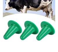 Pongnas Goat Bottle Nipples, Goat Nipples for Feeding Baby Lamb Plastic Teat Feed Cow Calf Feeding Bottle 3pcs Cattle Milk for Nursing Lambs (Green)