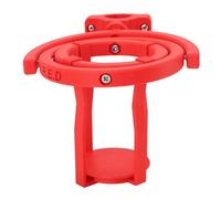 Pongnas Gyroscopic Drink Holder Self Leveling Cup Holder Anti Spill Adjustable for Bike Electric Scooter Tractor Truck with 60 Degree Rotation Clamp (Red)