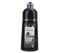 Pongnas Hair Dye Shampoo, Gray Coverage Fade Resist Black Hair Coloring Shampoo Non Greasy Long Lasting Color with Deep Moisturizing