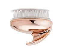 Pongnas Hair Scalp Brush, Silicone Detachable Deep Cleansing Reduce Dandruff Scalp Massage Brush for Stress Relief, Improve Circulation, with Light (Pink Gold)