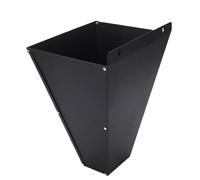 Pongnas Heavy Duty Metal Chicken Cone Flat Back Poultry Killing Restraining Cone for Chickens Up to 10 Lbs with Smooth Wall Easy to (S)