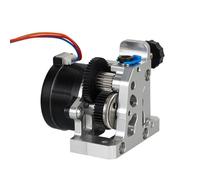 Pongnas High Speed 36mm Round Stepper Motor Extruder, All Metal Hardened Steel Gear for 3D Printers CR10 Ender3 Ender5 Voro, with 9.5:1 Gear Ratio Speed, Compatible (Silver)