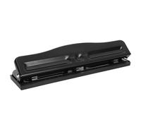 Pongnas Hole Puncher, Hole Puncher Single Single Punch Home Office DIY Manual Accessory Black 3 for Tags Paper Cards