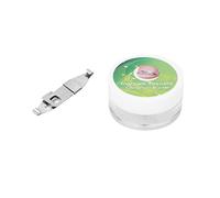 Pongnas Ingrown Toenail Corrector, Stainless Steel Toenail Pain Relief Tool for Paronychia Treatment, with Adjustable Length From 17mm to 22mm