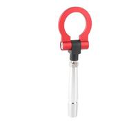 Pongnas JDM Metal Tow Hook for Racing - Screw-On Towing for FX35/FX45/FX50 & GTR (Red)